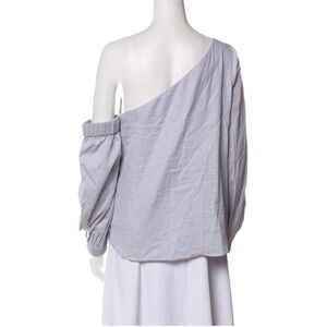 Milly Asymmetrical one shoulder blouse size 8